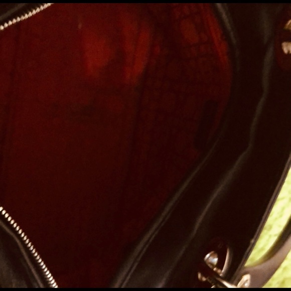 CHRISTIAN DIOR STUNNING Black With Silver Studded & Hardware - Picture 7 of 8